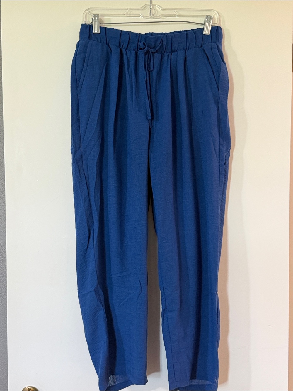 Zenana Outfitters Navy Blue Drawstring Pants- NWOT